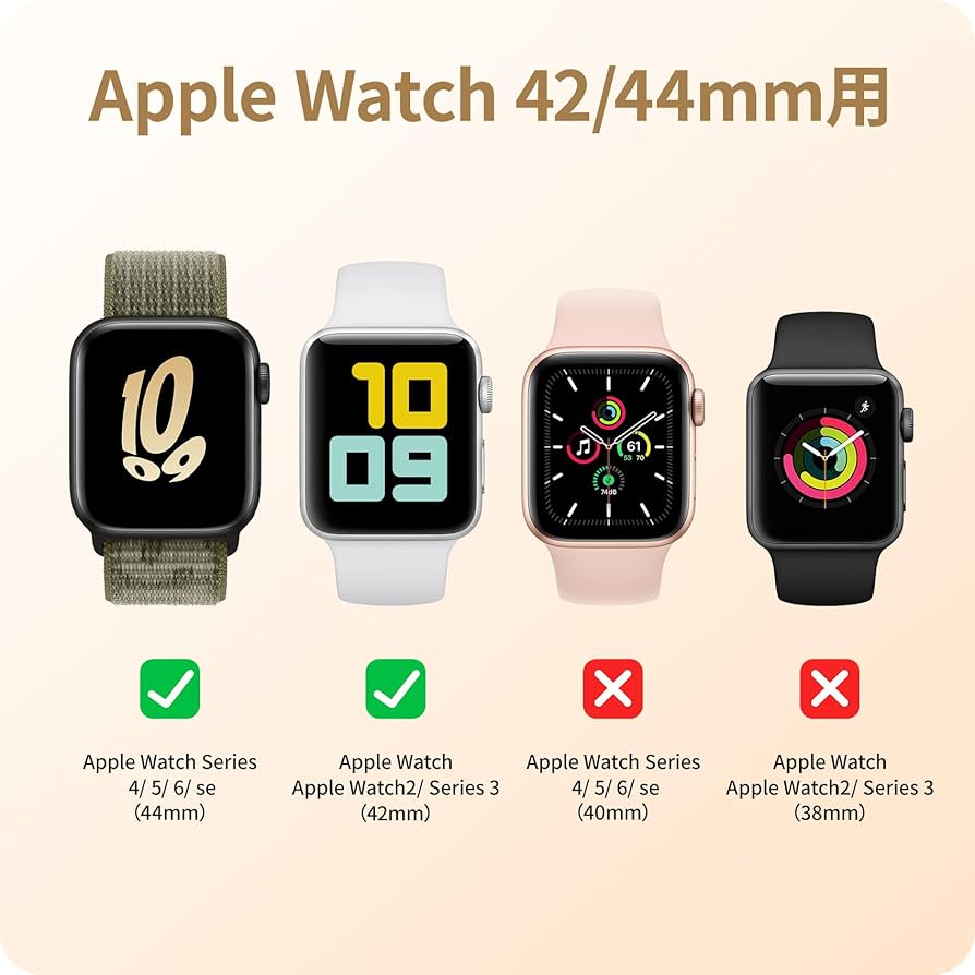 Amazon.co.jp: 【6枚組】 NIMASO Apple Watch 44 / 42mm 用 保護